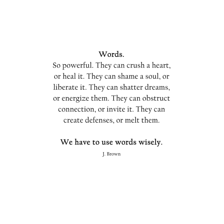 words
